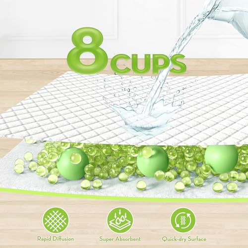 XL Puppy Pads with Adhesive Tabs Leak (Large-28x34in(40Ct))