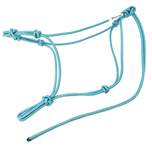 Horse Rope Training Halter (Ice Blue / Yearling)
