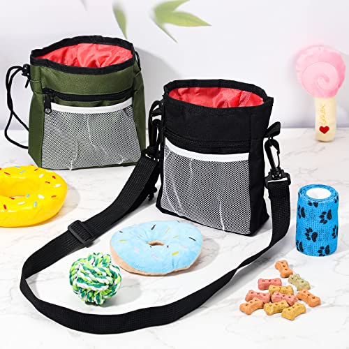 6 Pcs Dog Treat Training Pouch Bulk with Waist Shoulder Strap