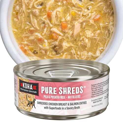 Pure Shreds Chicken and Salmon Entrée for Cats (5.5 Ounce (Pack of 12))