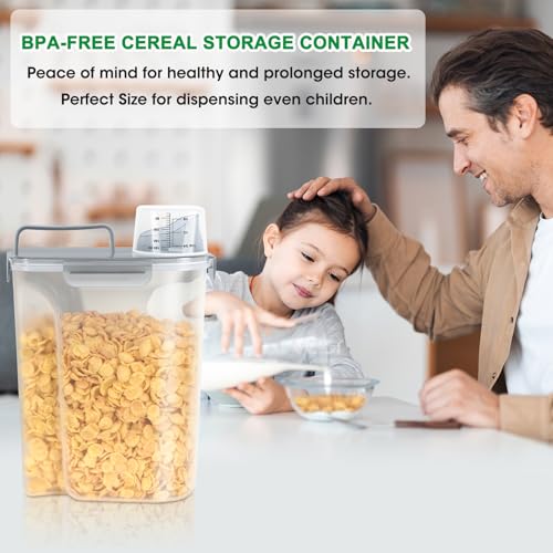 Rice Container 10 Lbs (6Qt-Translucent Grey)
