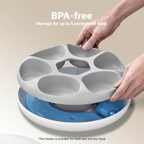 Donut Frost WiFi 6 Meal Automatic Wet Food Feeder with Ice Packs (Fusion Black)