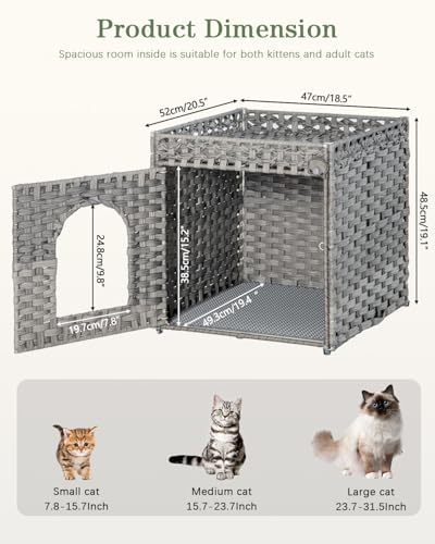 Cat Litter Enclosure (Gray / Standard)