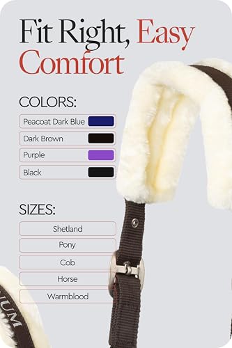 Howard Soft Fleece Horse Halter (Horse / Dark Brown)