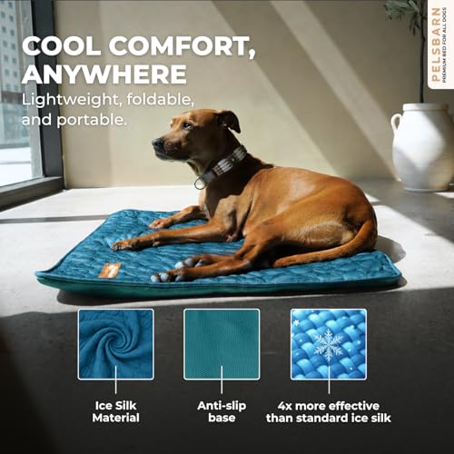 Dog Cooling Mat (Deep Blue / Large)