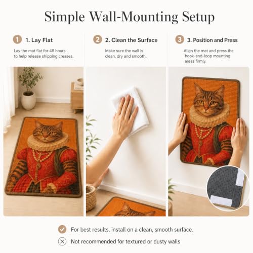 Art Sisal Cat Scratcher Mat (Grace Cat)