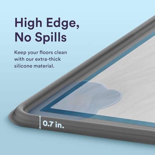 Pee Pad Tray Holder for Dogs (Large / Gray)