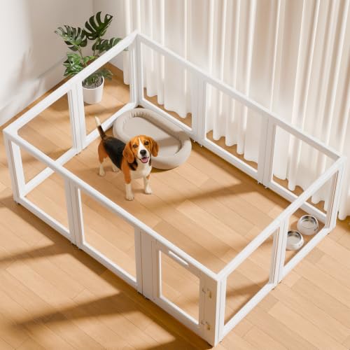 Clear Acrylic Dog Playpen (30")