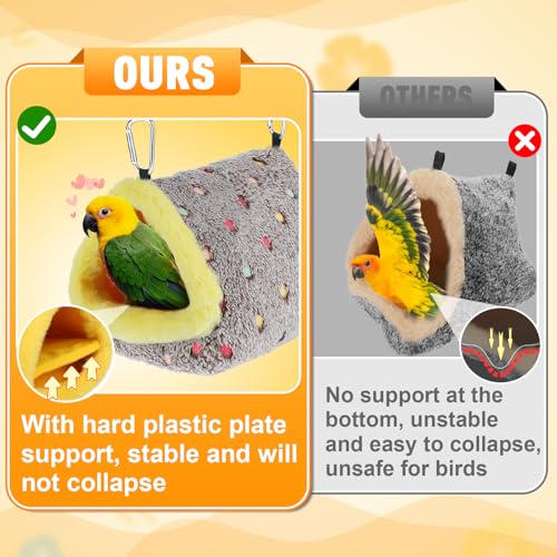 Medium Winter Warm Bird Nest House with Support Board for Cage (Medium)