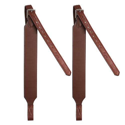 Exion Horse Stirrup Leather for English Saddle (Oak Brown / 145 cm / 58 inch)