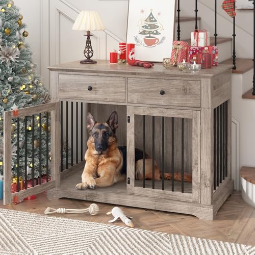 Dog Crate Furniture (Grey)