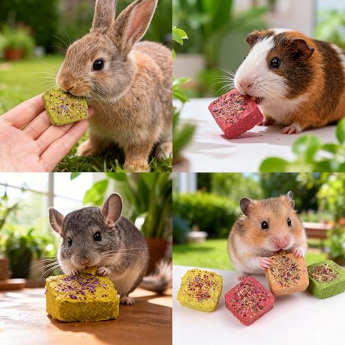 Multiple Flavors Bunny Toys Rabbit Chew Blocks for Teeth Grinding