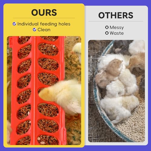 Chick Brooder Box for Chick Starter Kit (Z-Red+Black)