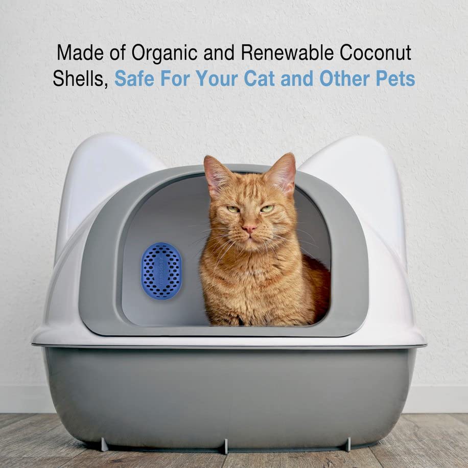 Activated Charcoal Litter Box Deodorizer 2 (1 Ounce (Pack of 2))