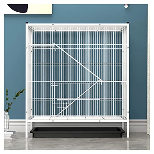 Large Bird Cage Parrot Bird Cage Stainless Steel Metal Bird Cage Outdoor Birdhouse Bird Perch Holde Bird Cage