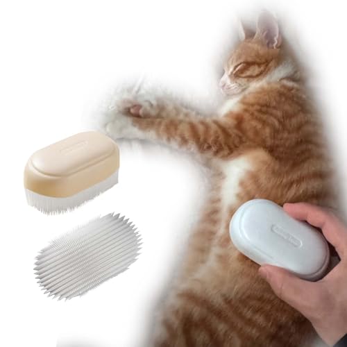 SoarExcelleryy Soft Fur Cat Brush (beige)