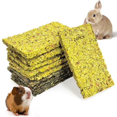 24 PCS Rabbit Timothy Hay Chips Toys