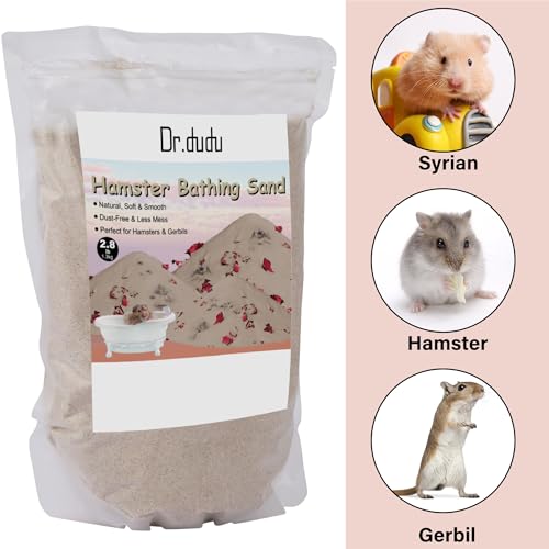 2.8lb Hamster Sand for Sand Bath (Beige-Flower / 2.8lb)