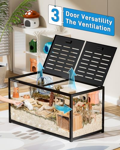 Hamster Cage 3.0 (47"L x 23.6"W x 25.5"H / Black)