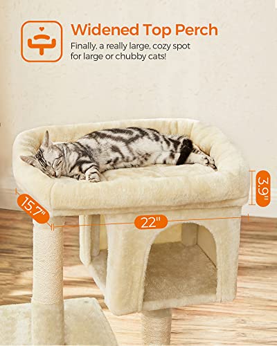 Cat Tree 33.1 (L (23.6"L x 15.7"W x 33.1"H) / Beige)
