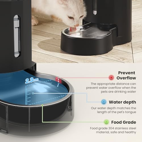 Automatic 5L Filter Dog and Cat Water Dispenser (Black+Filter / 5L)