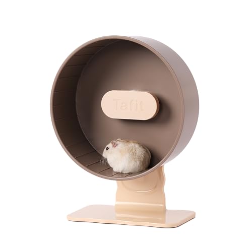Super‑Silent Hamster Exercise Wheel (8.7inch / Nut Brown)