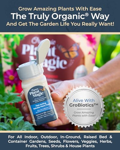 Organic Fertilizer for House Plants 3oz Shaker 2 Pack (Two 3 oz Shakers)