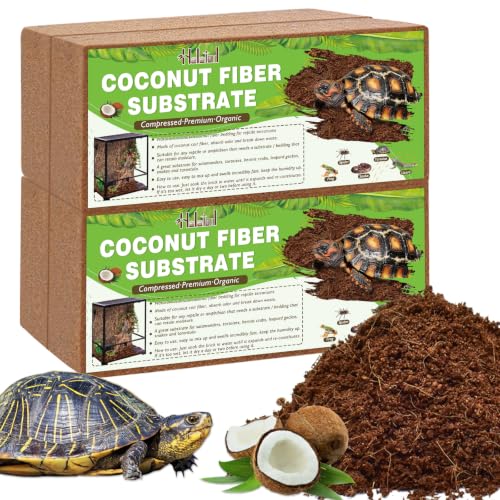 4 Pack Compressed Coconut Fiber Substrate for Reptiles (4 pack)