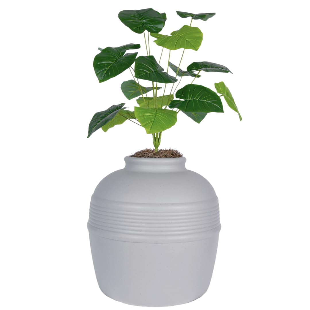 Original Hidden Litter Box Planter (Broad Leaf Philodendron / Base Kit / Pebble Gray)