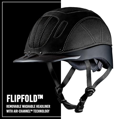 Sierra Rugged Horse Riding Helmet (Black / X-Large)