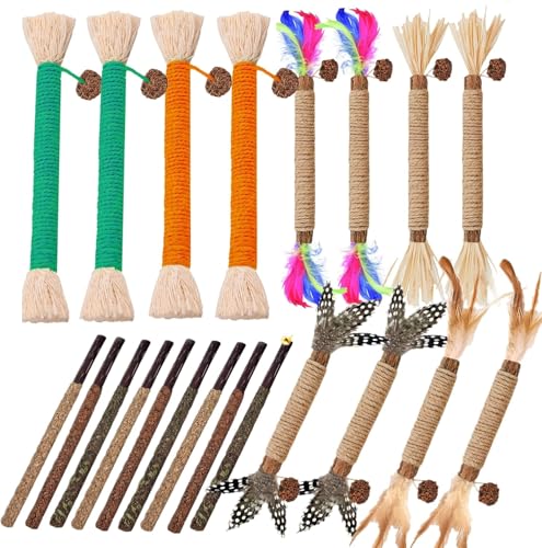 21 Pack Silvervine Cat Chew Sticks (21Pack)