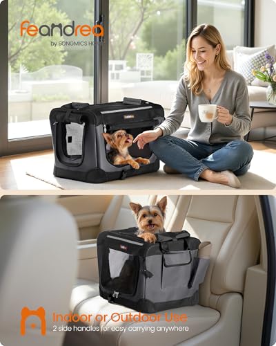 Collapsible Dog Crate (S（20"L x 14"W x 14"H）)