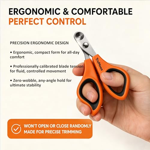 Cat Nail Clipper with Circular Hole Safety Guard for Indoor Cat