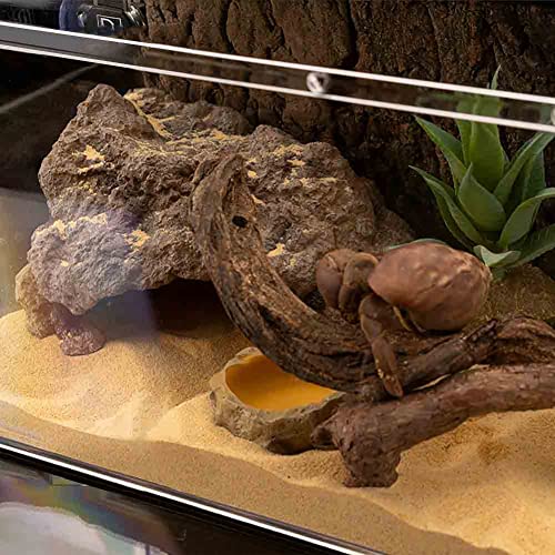 Reptile Hide Bearded Dragon Cave Hideouts Habitat Décor for Snake