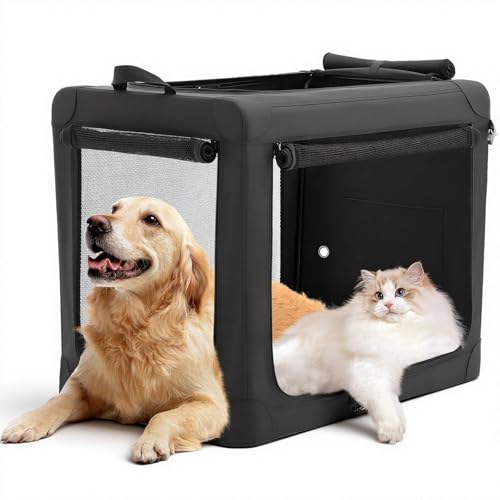 Soft Dog Crate 30 Inch (Black / 36 Inch)