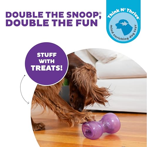 Double Snoop Interactive Treat Dispensing Dog Toy (Large)
