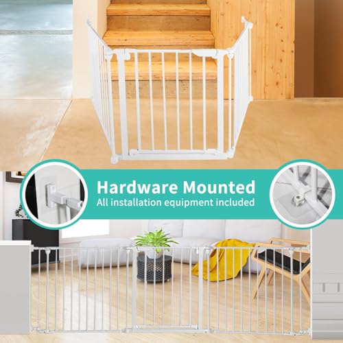 Extra Wide Baby Gate (Whtie / 30"*72"(3-Panel))