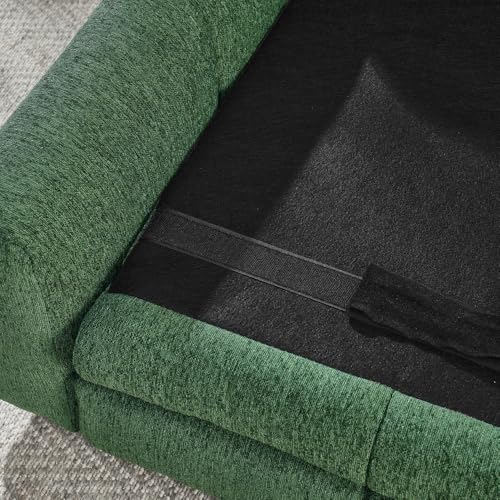 Elevated Dog Couch Bed (51 inch / Emerald Green)