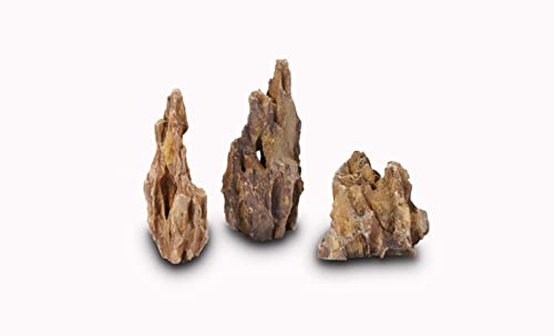 Dragon Ohko Stone 16lb Large Aquarium Rocks for Fish Tank Decor (01 Dragon(Ohko) Stone(2-8inch,16lbs))