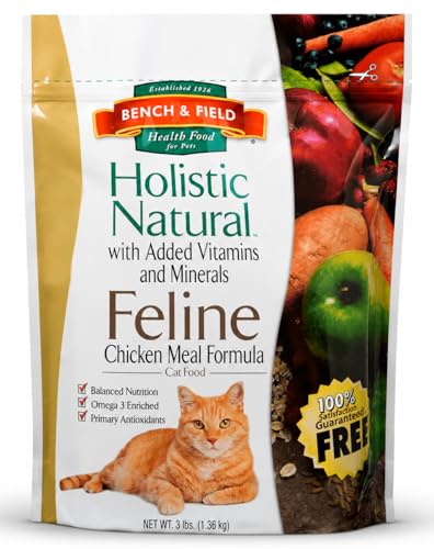 Holistic Premium Dry Cat Food (3 Pound (Pack of 1))
