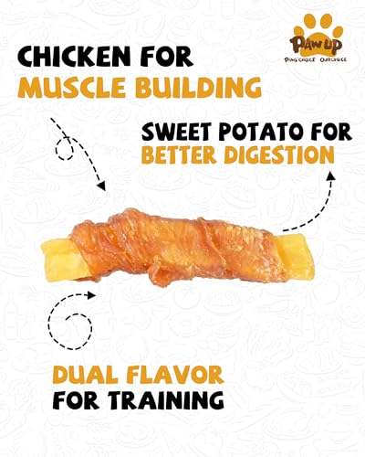 Dog Treats Chicken Jerky Wrapped Sweet Potato (12.5 Ounce (Pack of 1))