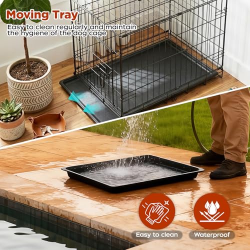Dog Crate 24" (Black-Single)