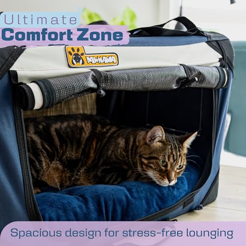 Large Cat & Small Dog Carrier (Red / 24.0"L x 16.0"W x 16.0"H)