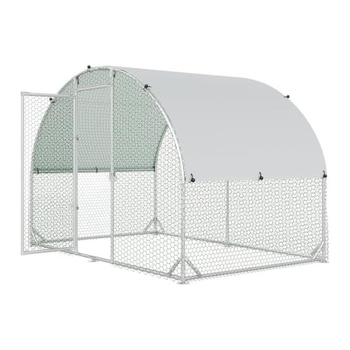 Metal Chicken Coop (77.4"L x 114.0"W x 76.0"H)