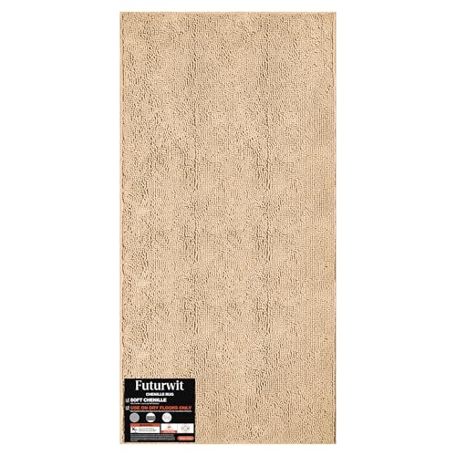 Dog Door Mat for Muddy Paws (72"x36" / Beige)