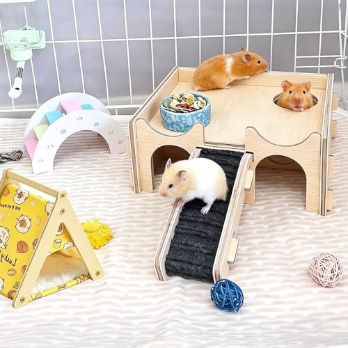 Wooden Hamster Hideout