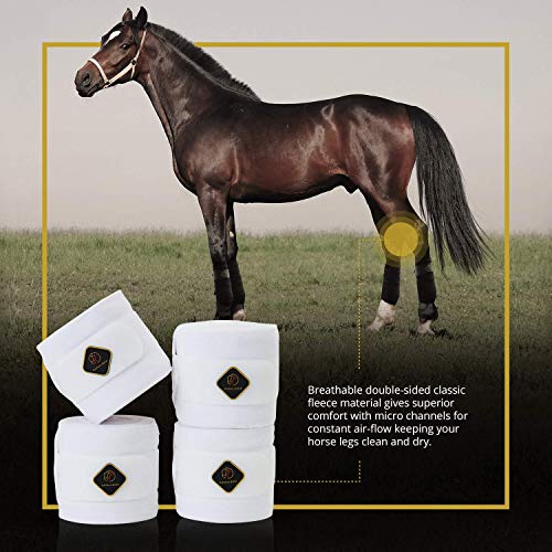 Classic Bandage for Horses (4 Pack / White)