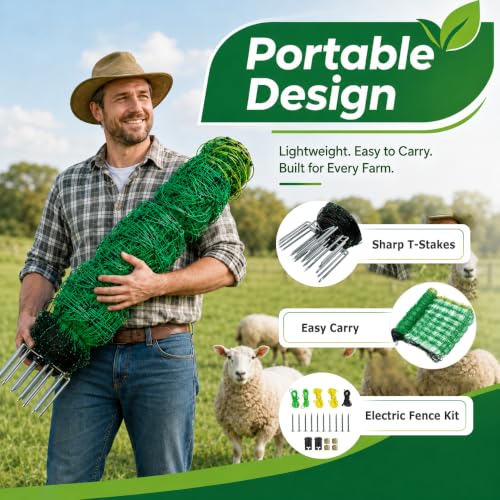 Electric Fence Netting (164'L x 42.5" H)