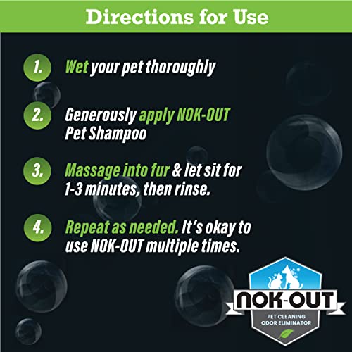 Nok Out Premium Grade Pet Shampoo for Dogs and Cats (20 Ounce (Pack of 1))