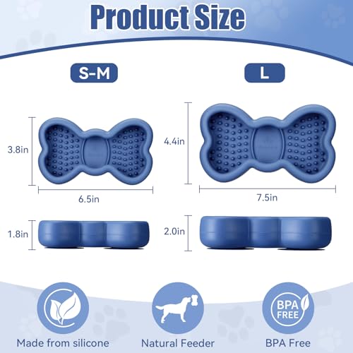 Lick Mat for Dogs (L / A-Dark blue)